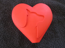 Load image into Gallery viewer, Treat Dispensing Dog Toy Food Red Heart Shape Puppy Chew Rubber Stuffable Feeder