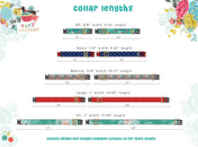 Load image into Gallery viewer, Holiday Tartan- Organic Cotton Dog Collar
