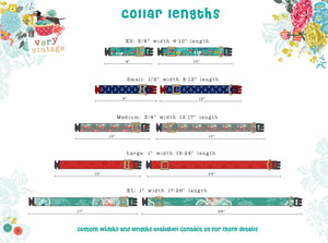 Ribbon Candy – Organic Cotton Dog Collar