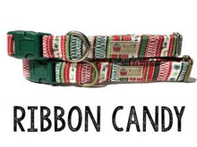 Load image into Gallery viewer, Ribbon Candy – Organic Cotton Dog Collar
