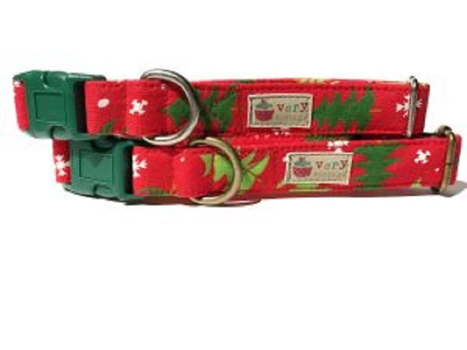 Christmas Tree Dog Collar